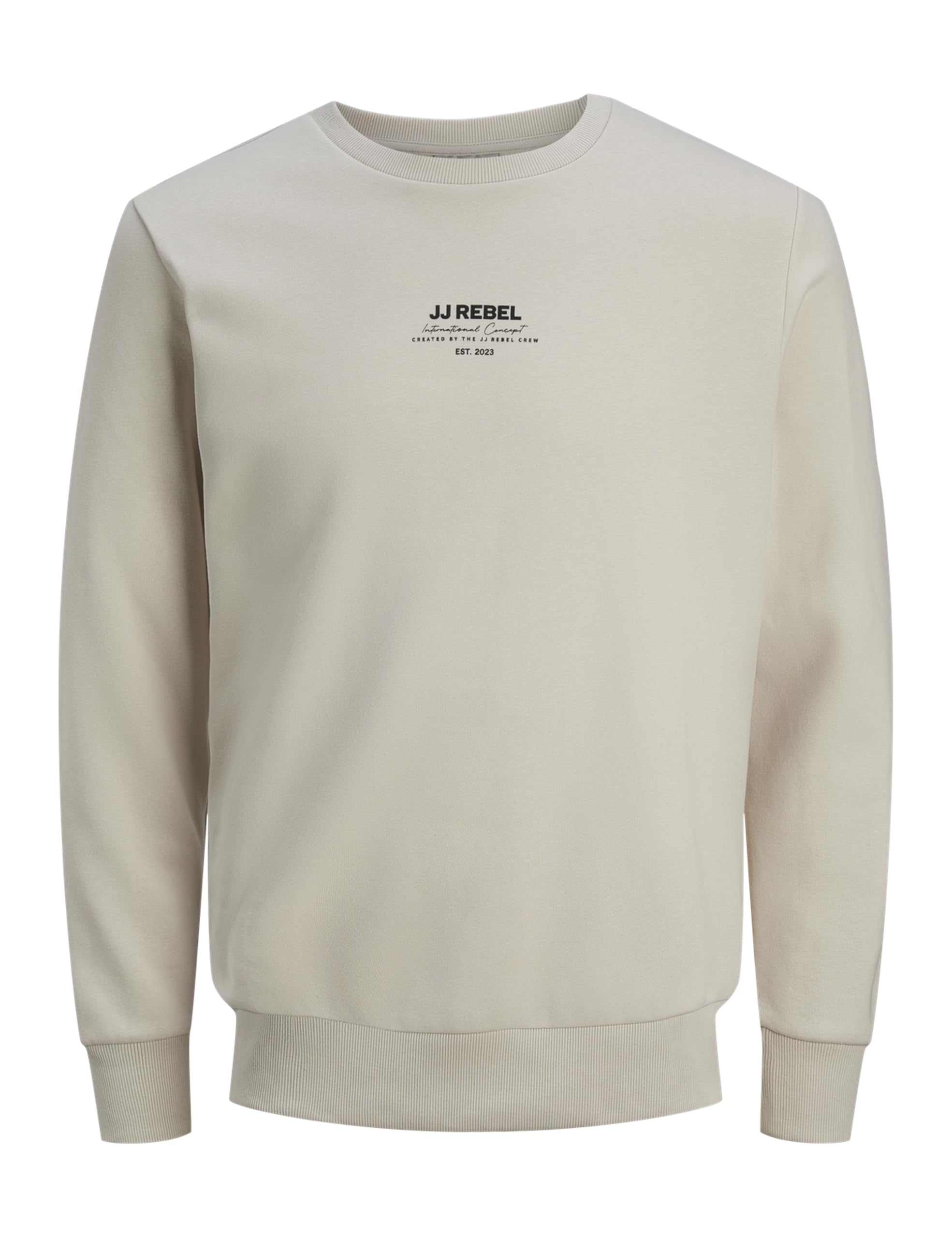JJ REBEL JREBLINO Sweat Crew Neck, moonbeam, M