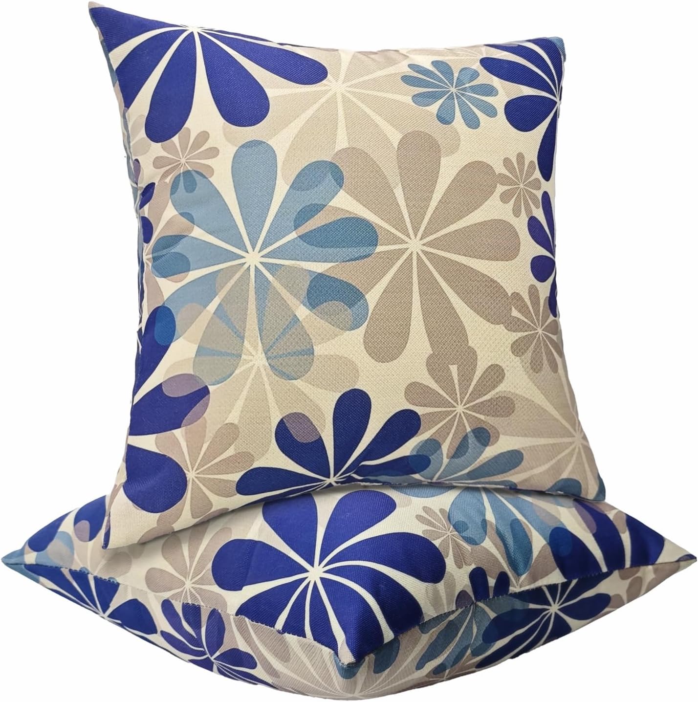 JMGBird Outdoor Pillows Pack of 2 Waterproof Throw Pillows with Insert 18×18 Inch Weather-Resistant Decorative Pillows for Home Furniture Patio Couch Sofa