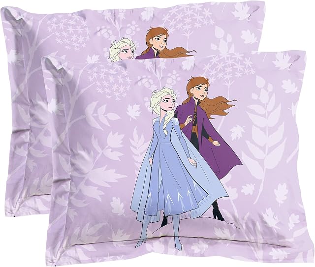 Jay Franco Disney Frozen Magical Nature 100% Cotton Oxford Pillowcase Set - 2 Pack