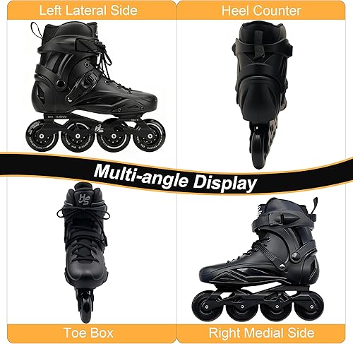 Miniatura 8 de Patines en línea para mujeres y hombres, patines de fitness unisex para adultos con ruedas de poliuretano, patines de rendimiento para principiantes