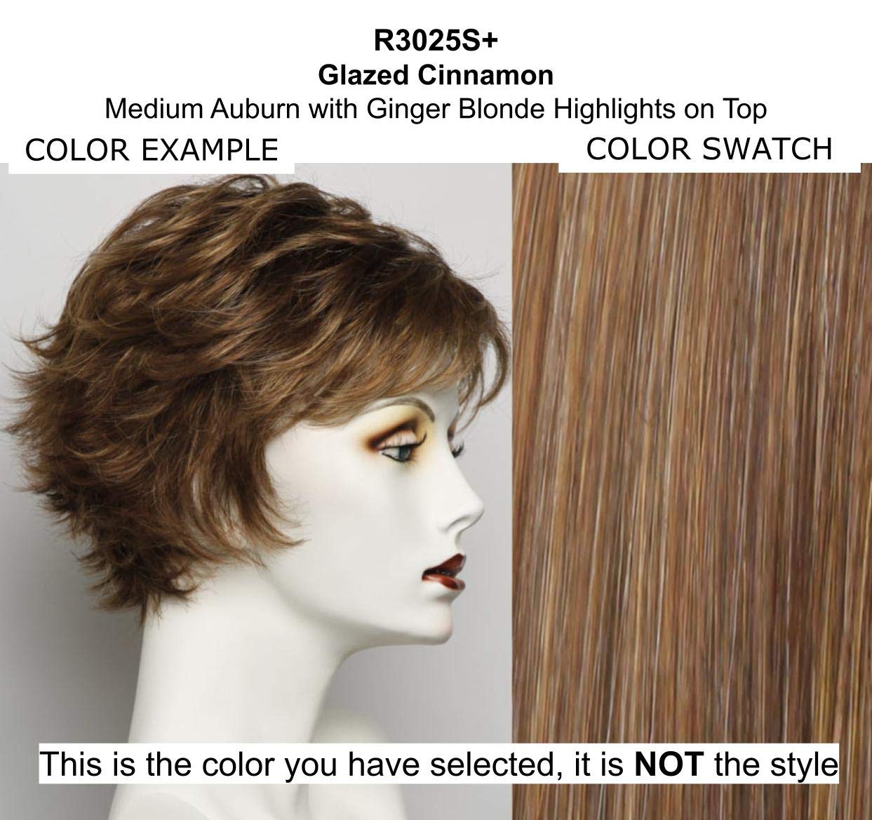 Bundle - 5 items: Wave It Off Wig by Hairdo, Christy's Wigs Q & A Booklet, 2oz Travel Size Wig Shampoo, HD Smooth and Wide Tooth Comb - Color: R3025S