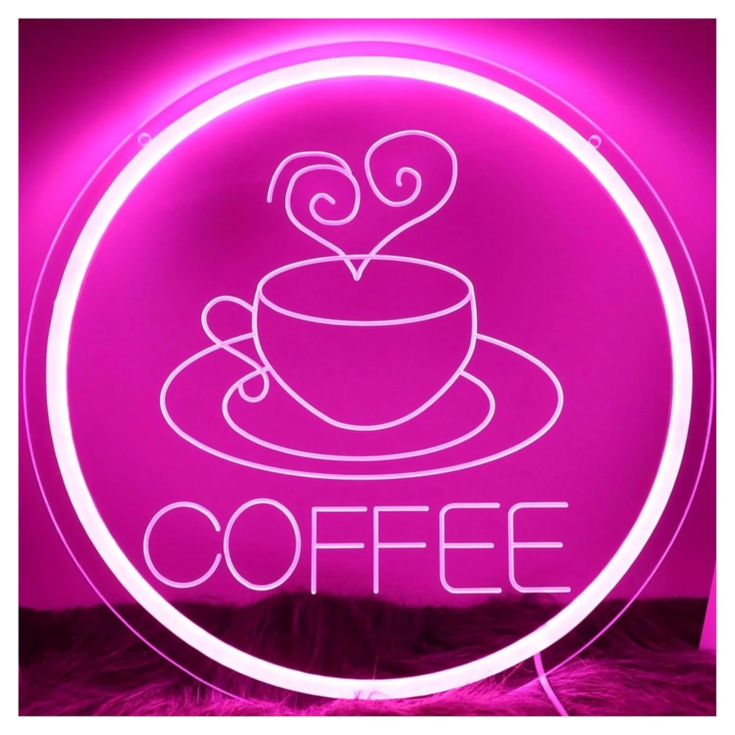 ネオンサイン LED コーヒーの刻印入りネオンライト。コーヒーショップ、レストラン、コーヒー愛好家のためのあらゆるスペースに適してい