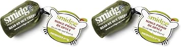 Smidge Midge and Mosquito-Proof Super Lightweight Head Net - Green, One Size Pack of 2