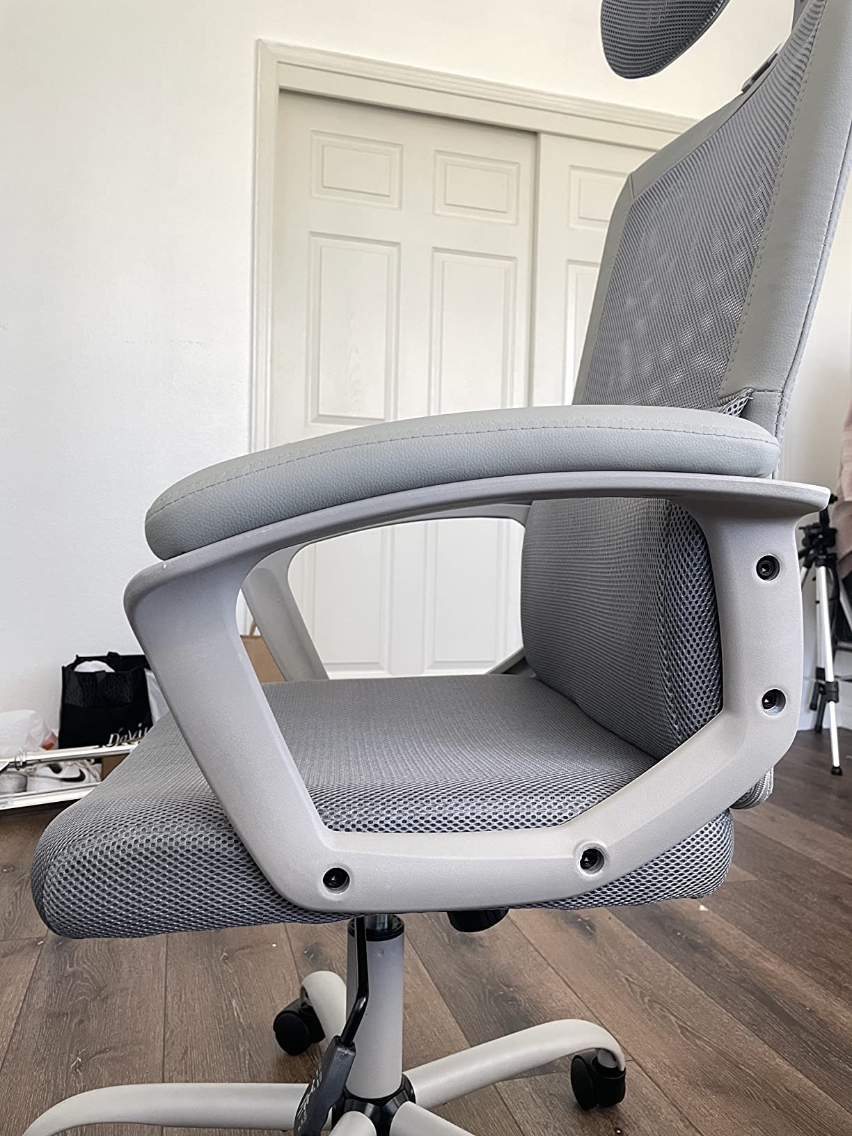 7/mo Finance Desk Chair Armless Mesh Office Chair, Ergonomic