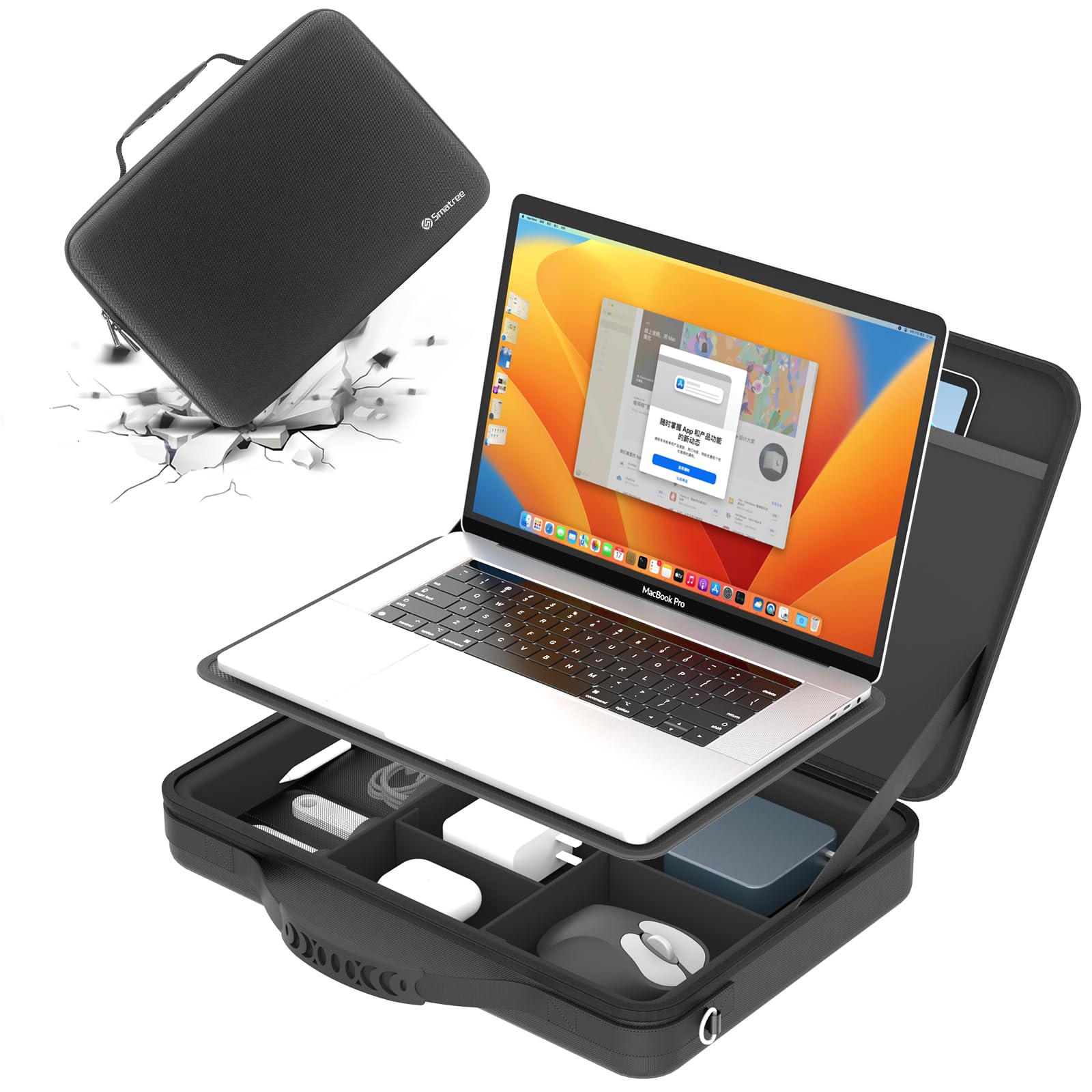 Amazon.co.jp: Smatree A385B ノートパソコンハードケース 12.3-14.5