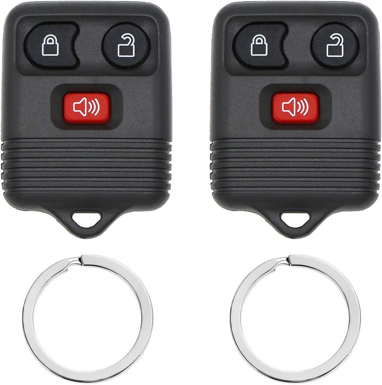 Keyless Entry Remote Control Key Fob Clicker Replaces# - CWTWB1U212 CWTWB1U331 CWTWB1U345 GQ43VT11T 2L3T-15K601-AB 8L3Z-15K601-AA FCC - Fits Ford, Lincoln, Mercury, Mazda F150/F250/F350 Escape Expedit