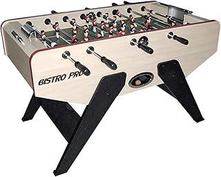 DEVESSPORT Futbolín Semiprofesional Bistro-Pro Ideal para Jugar con Amigos | De Gran tamaño con Barras telescópicas y Mango de plástico | Medidas: 141 x 74 x 86 Cm