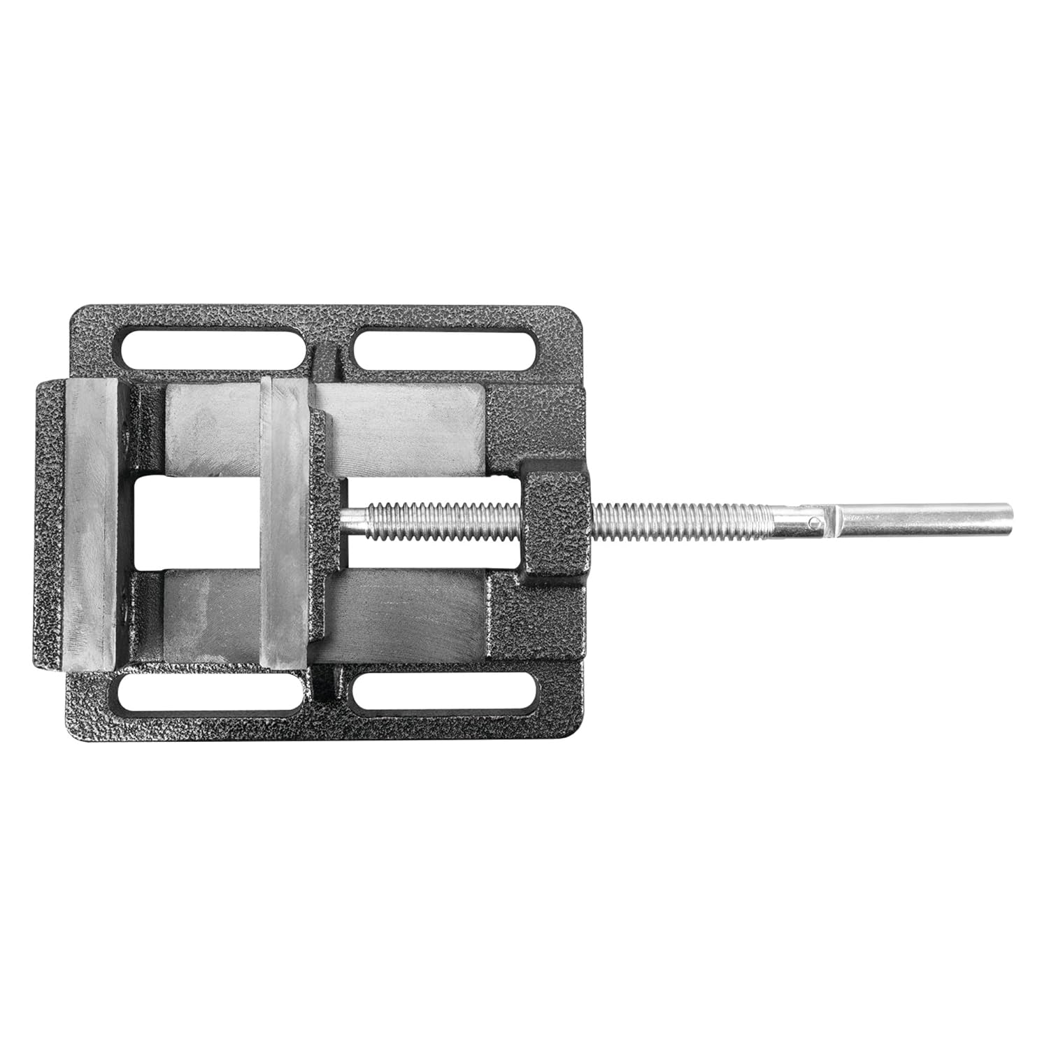 Performance Tool W3902 Drill Press Vise with Replaceable Hardened Steel Jaws and Precision Ground Base for Milling and Grinding, 4-Inch Jaw Opening