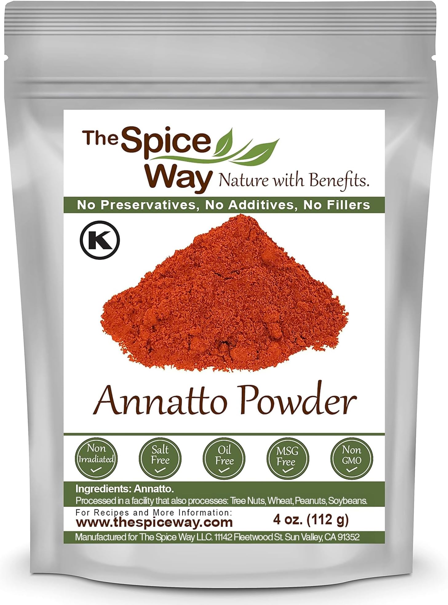 The Spice Way Annatto Powder - (4 oz) also known as ground achiote seed