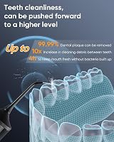 MySmile LP221 Vezeték Nélküli Szájzuhany OLED Kijelzővel - 335ml Víztartály, 4 Üzemmód, 8 Fej, UV Sterilizálás, Utazótáska, Fogköztisztító

 2