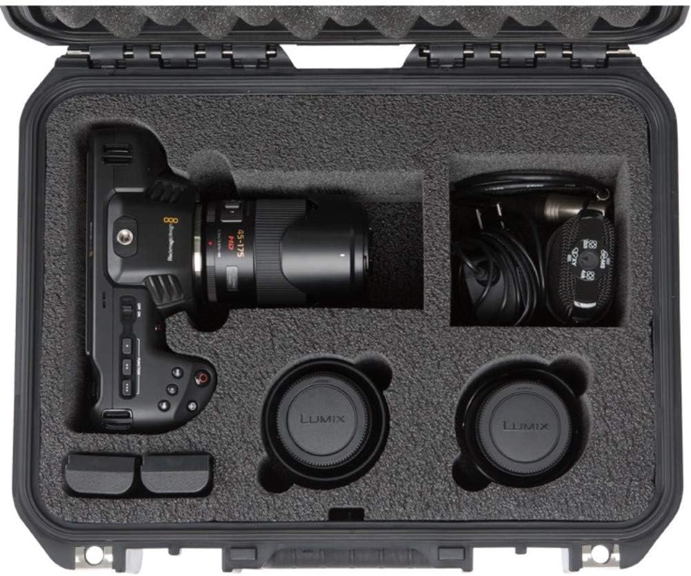 Black Friday - 70% OFF SKB iSeries 3i-1309 Military-Grade Waterproof Hard Case for BlackMagic Design Pocket Cinema Camera 4K & Accessories