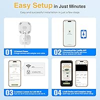 Vista 8 de Cámara de pájaro con ventana de enfoque cerrado, 2K 3MP con cable, cámara de pájaro con ventosa de cristal, identificación de pájaros, tarjeta
