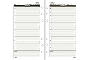 Day Runner Calendar 2022 Refill, Undated Daily Refill
