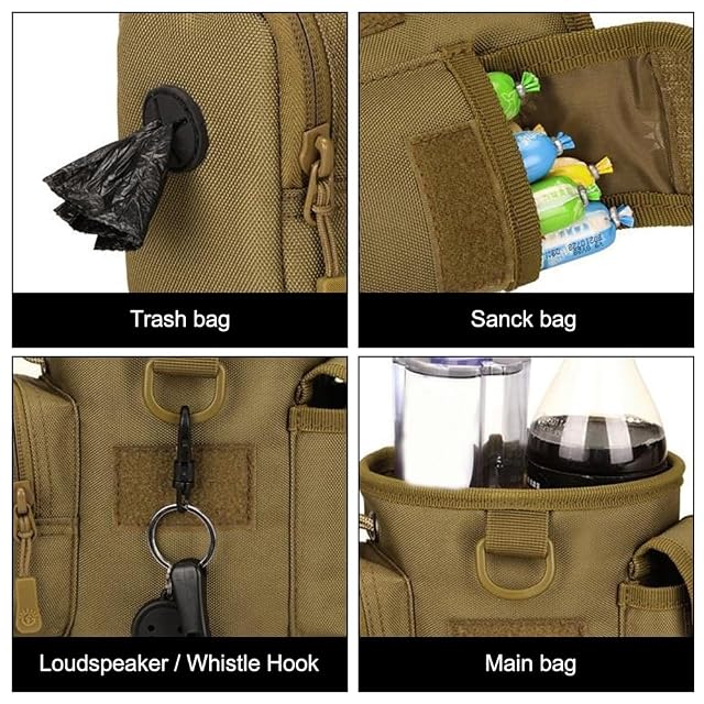 Foto 2 de 8 de DONGKER Bolsa de entrenamiento para perros