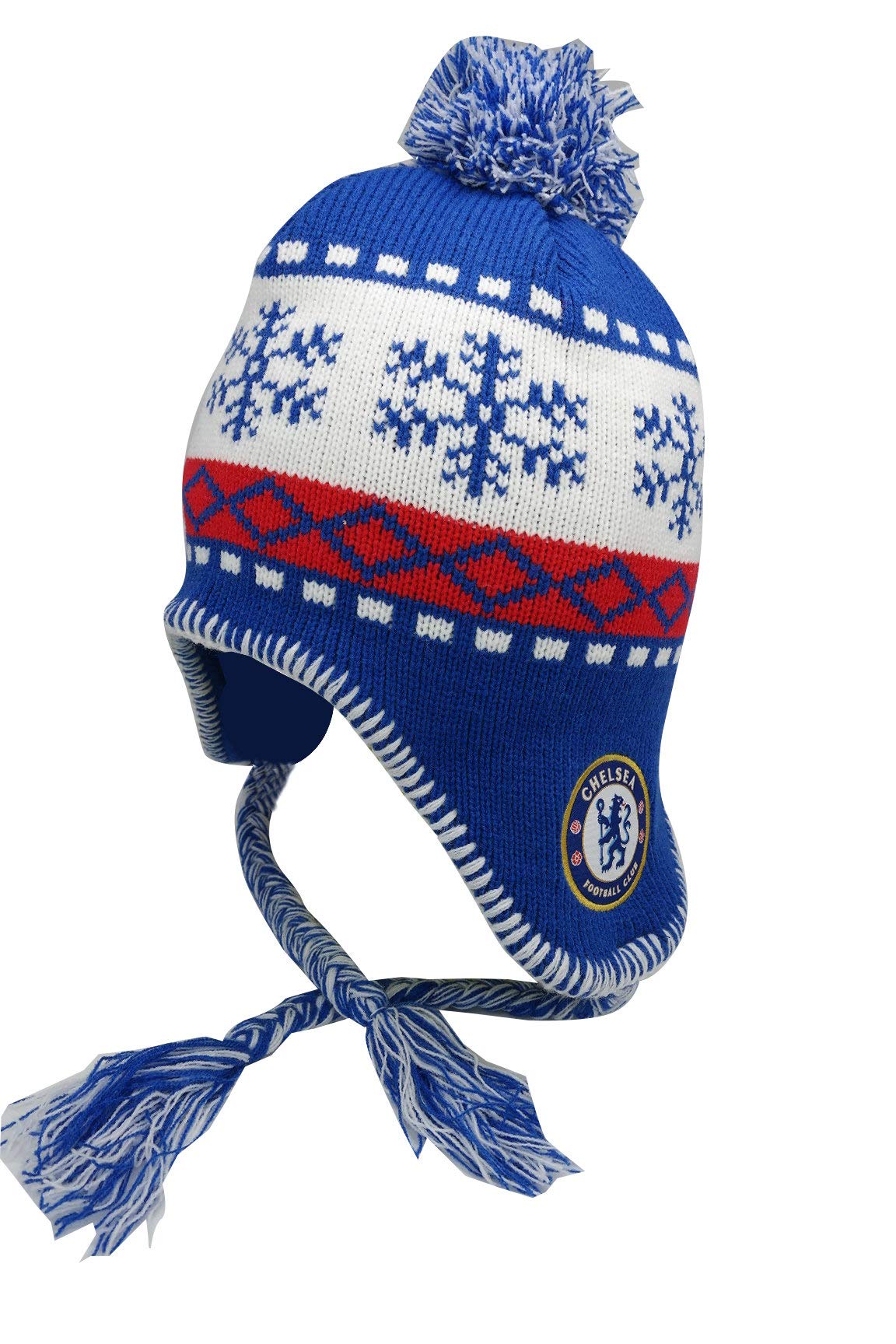 RhinoxGroup Compatible with Chelsea Officially Licensed Soccer Beanie 10 Blue