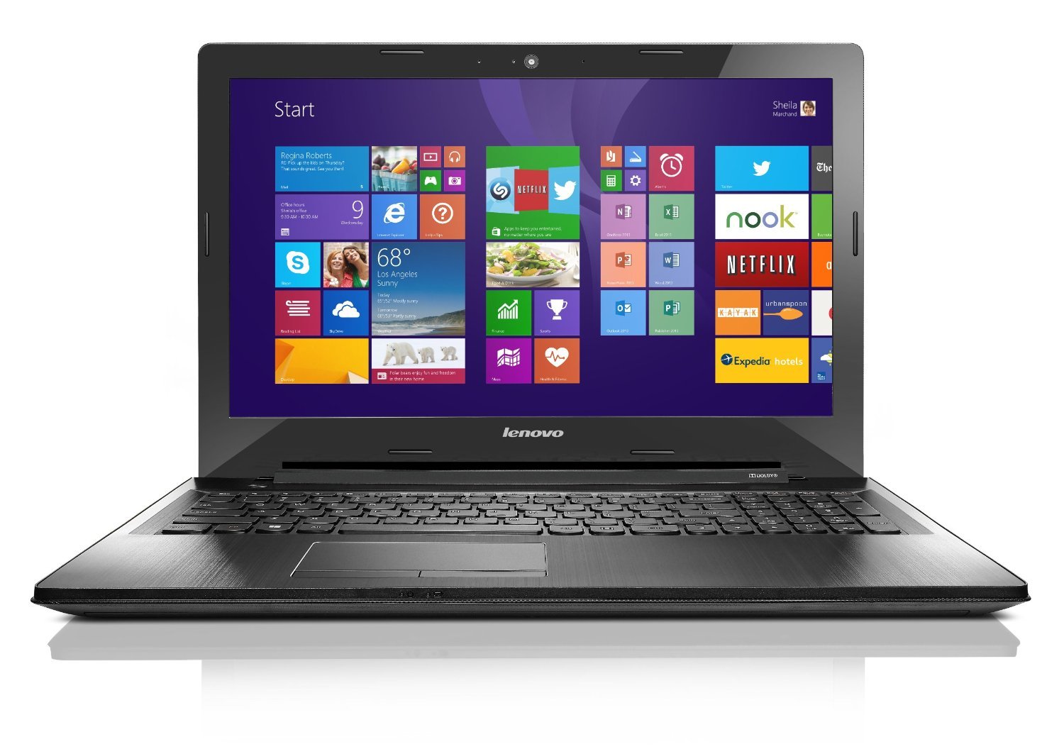LenovoZ50 80EC000TUS Laptop (Windows 8, AMD A10-7300 Quad-Core 1.9 GHz Processor, 15.6 inches Display, SSD: 1 TB, RAM: 8 GB DDR3) Black