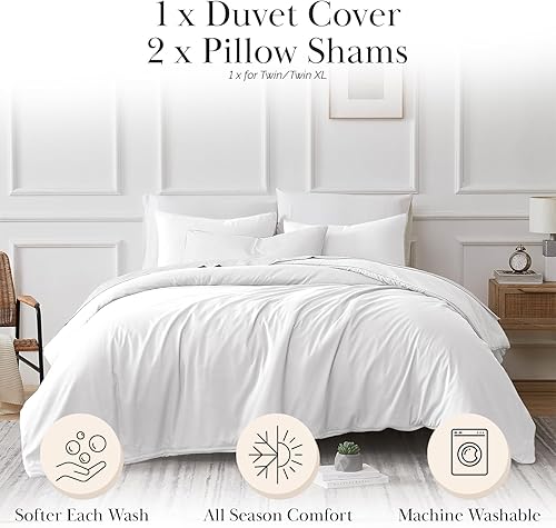 Miniatura 2 de Southshore Fine Linens - Juego de fundas para edredón de gran tamaño, 3 piezas