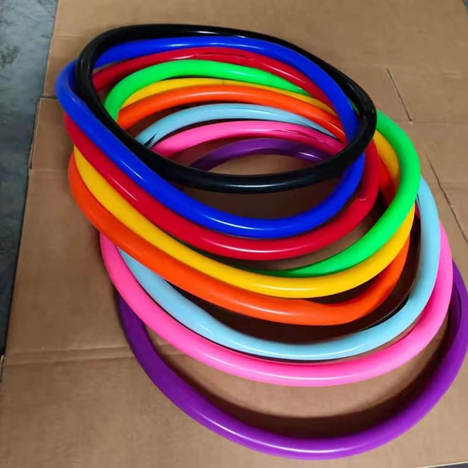 61 cm rutschfeste Silikon-Rollstuhl-Schieberrandabdeckungen für Rollstuhl-Zubehör, verschleißfest, Handschiebeabdeckung, Schutzhülle, Hinterradgriffe, Abdeckung, 4er-Set