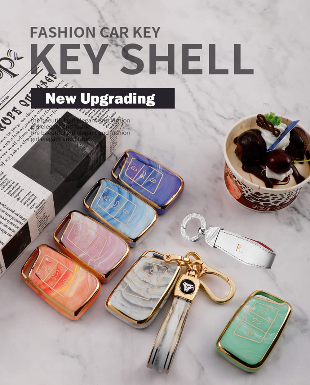 Silver Line Nero  Per VW Volkswagen Passat B8 Magotan Per Skoda Superb A7 Kodiaq Seat Custodia In Tpu Per Chiave~p134052733 - Foto 6