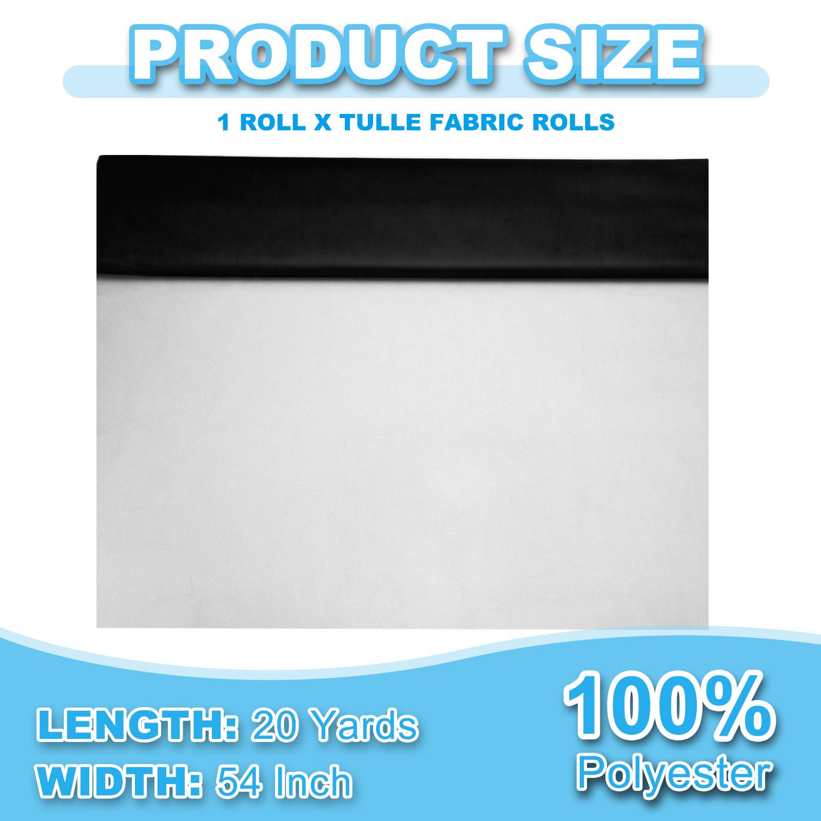 PATIKIL Tulle Fabric Rolls - Image 2