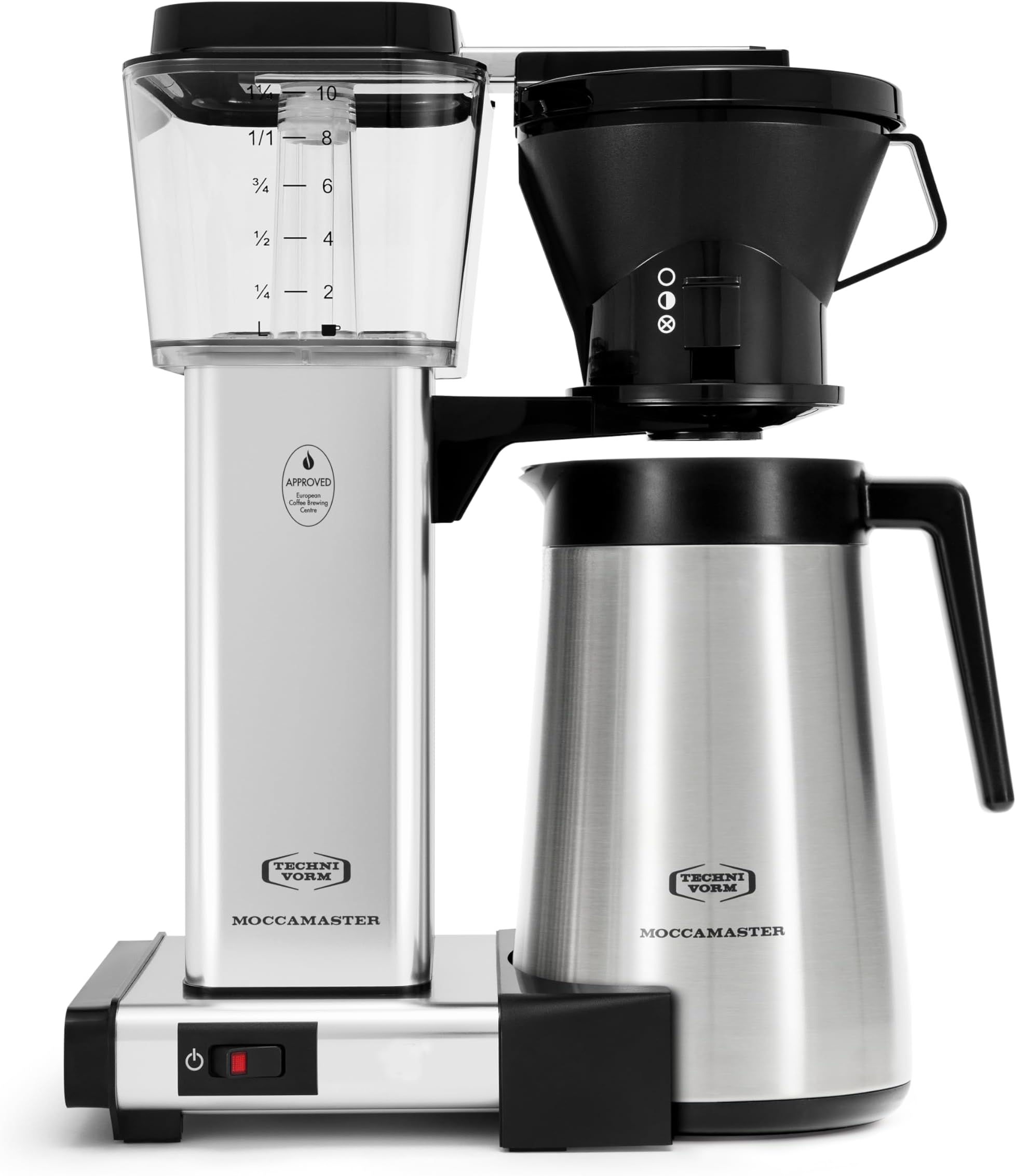 Technivorm Moccamaster 79112 KBT Coffee Brewer, 40 oz, Polished Silver
