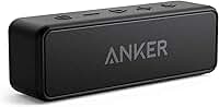 Anker soundcore 2 Caixa de Som Bluetooth Portátil com 12W de Som Estéreo, Bluetooth 5, BassUp, à Prova d'Água IPX7, 24 Horas de Reprodução, Emparelhamento Estéreo Sem Fio, Ideal para Casa e Viagens