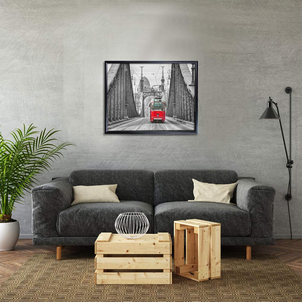 PETAFLOP 18x24 Poster Frame with Plexiglass Front Black Picture Frames