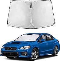 Vista 201 de EcoNour Parasol para Subaru Crosstrek 2013-2015 2016 2017, visera solar para parabrisas delantero y ventana, bloqueador de calor UV y protector