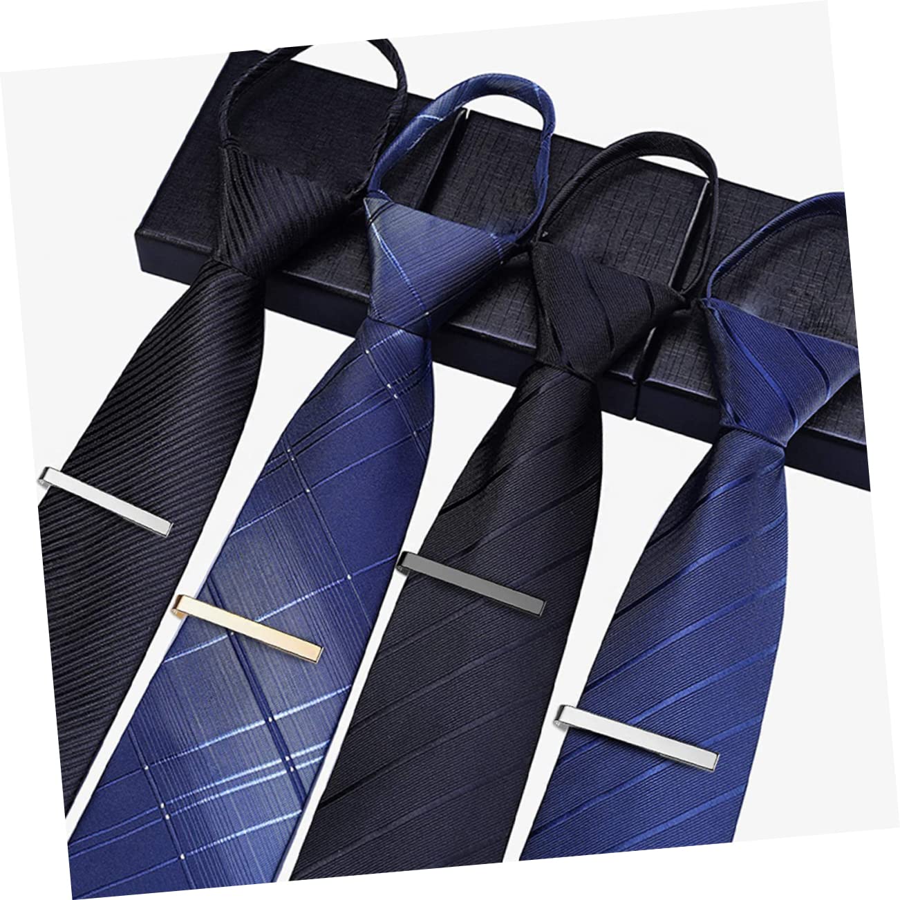LIFKOME 3pezzi Clip Per Cravatta Fermacravatta Accessorio Per Camicia Per Matrimonio e Leggero e Facile Usare
