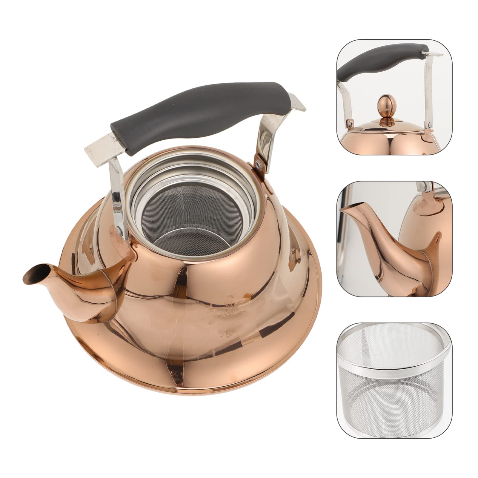 Fischio Teiera teiere Bollitore piano cottura Bollitore Teiera per fornello teteras para hervir agua Bollitori per tè piano cottura Espresso Brocca Bollitore sonoro Stufa a gas in acciaio inossidab