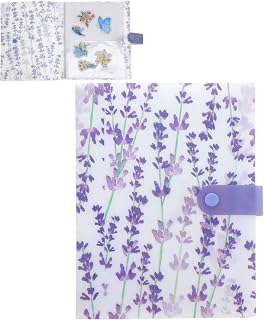 144 Slots Nail Sticker Book,Transparent Sticker Storage Book