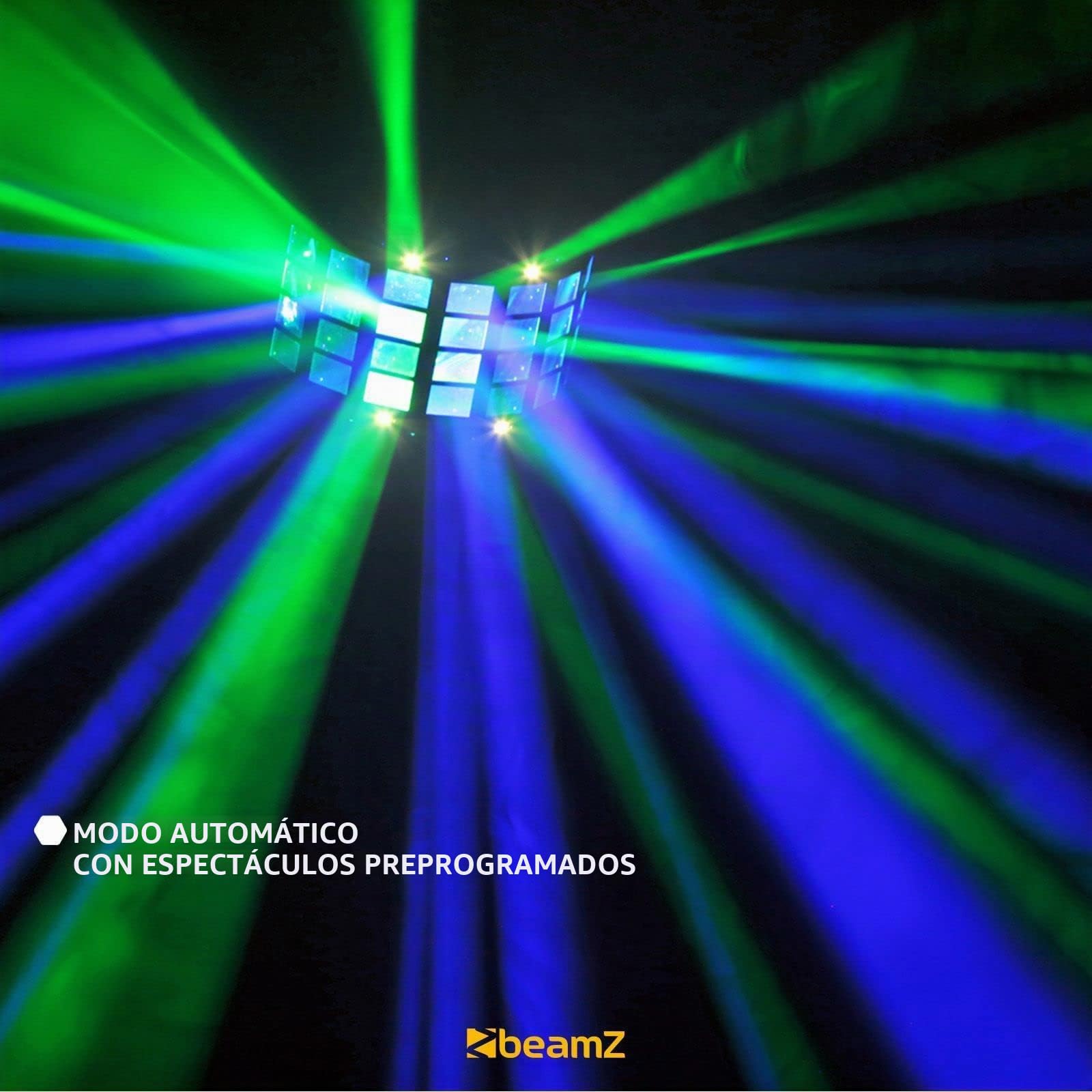 BeamZ Butterfly - proyector RGB para fiestas y celebraciones color negro