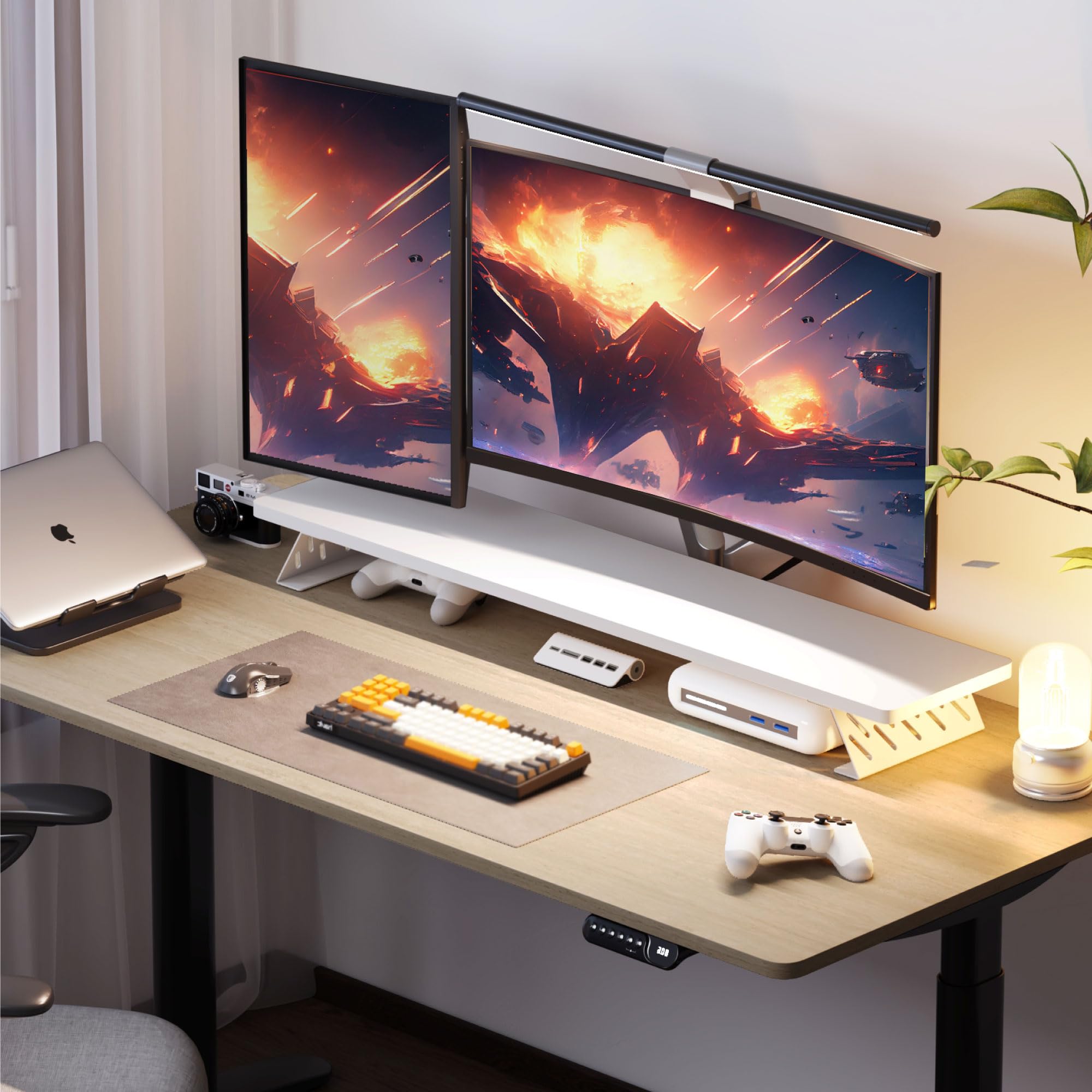 Ergonomico Fenge per PC e Laptop Scaffale per Scrivania - Dettaglio