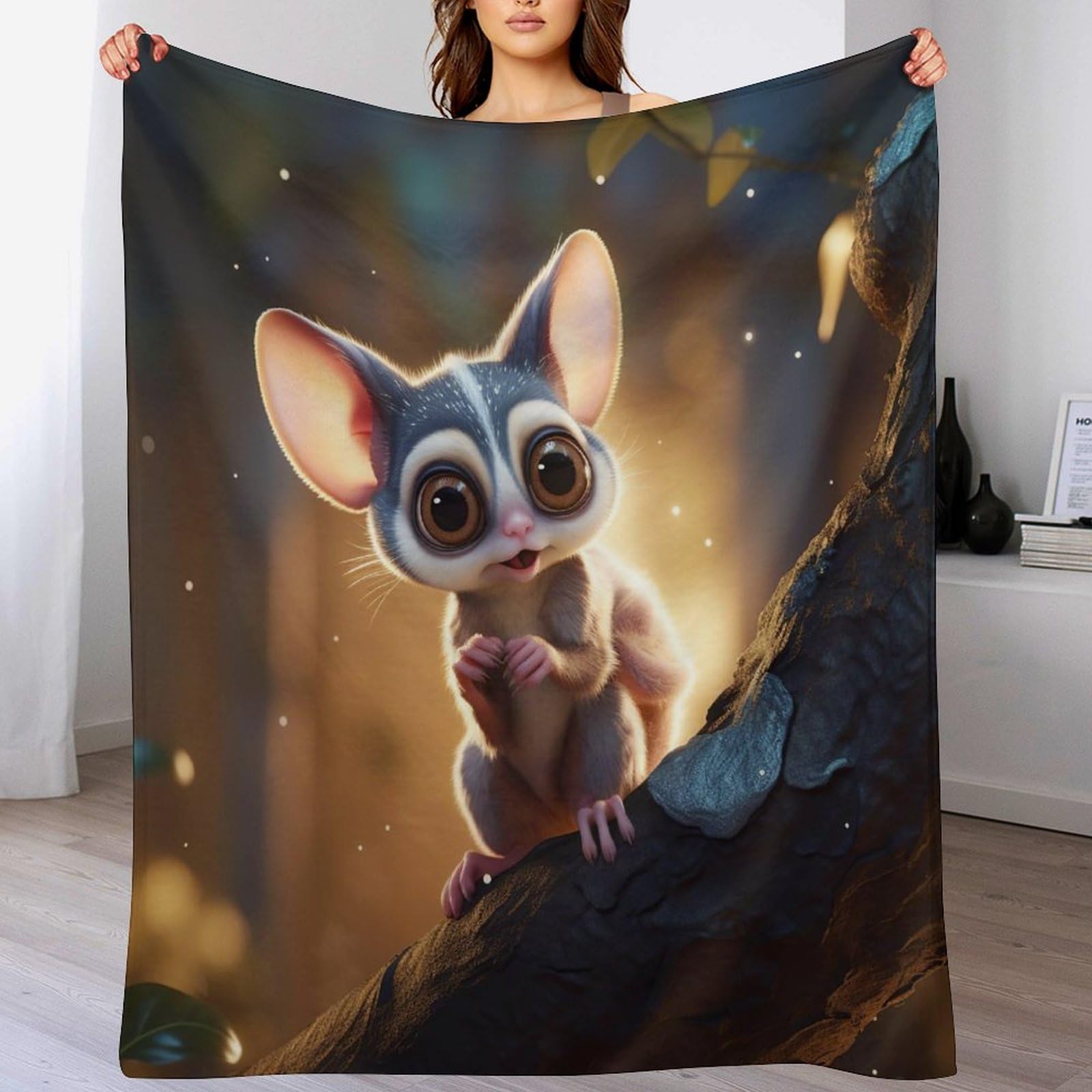 Couverture polaire singe anti-froid en flanelle pour protéger le lit