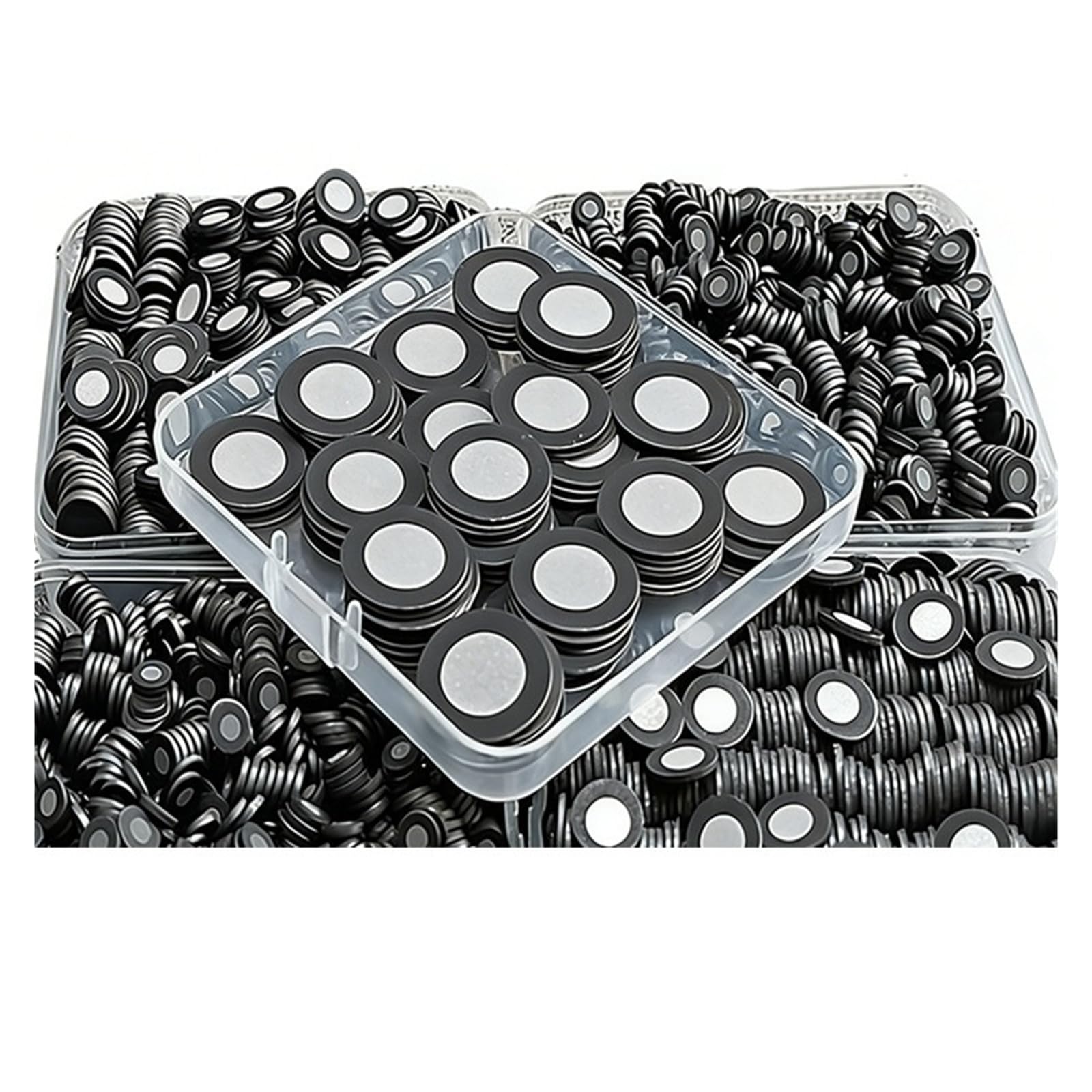 Cibles de positionnement magnétiques for scanner 3D, 100 à 1000 pièces (intérieur 6 mm/extérieur 10 mm), marqueurs de référence à réflexion diffuse for scanner 3D Suivi précis(1000 point)