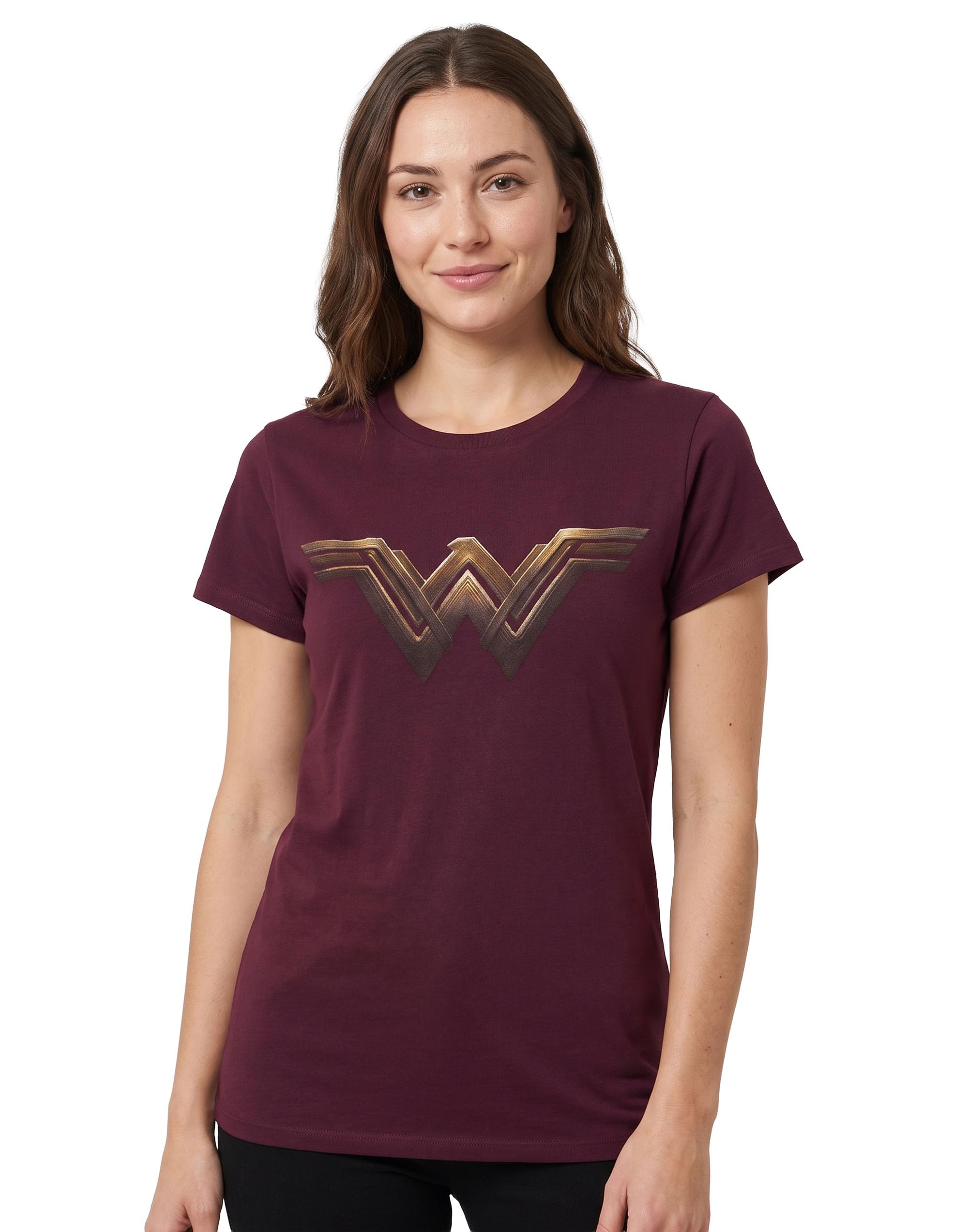 Dc Comics Women's Red Short Sleeved T-Shirt | | Official Merch Xxxl