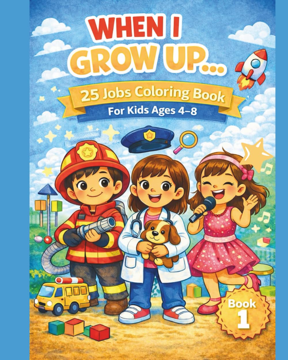 When I Grow Up...: 25 Jobs Coloring Book