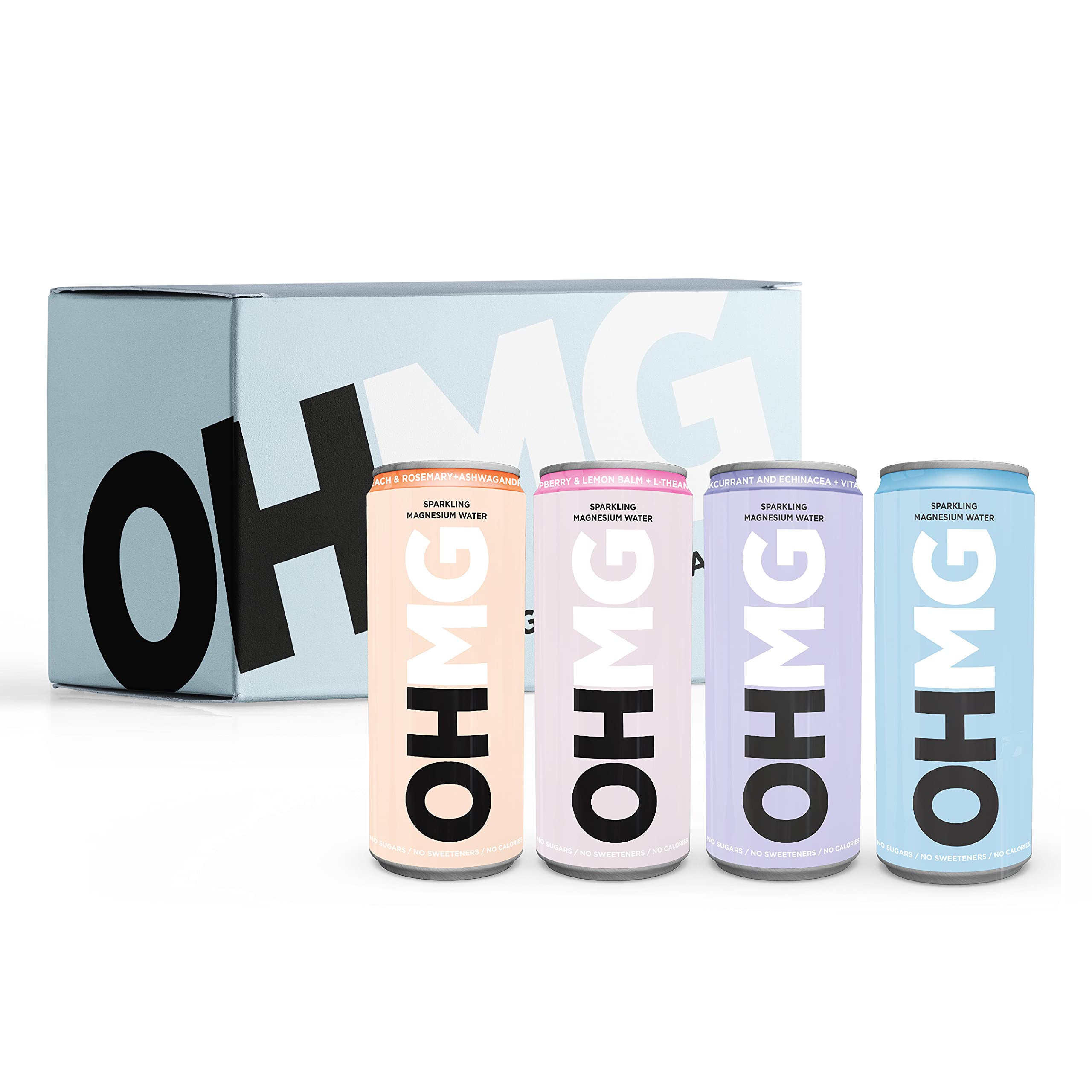 Buy OHMG Water 12 x 330ml Sparkling Magnesium Water Variety Pack 3
