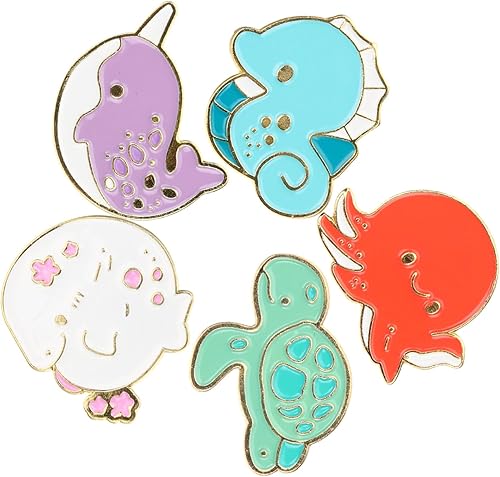 Miniatura 7 de KESYOO 10 Pcs Brooch Wedding Ceremony Decorations Animal Decor Sea Decor Broach Broches Brooches for Women Personalized Shawl Brooch Backpacks