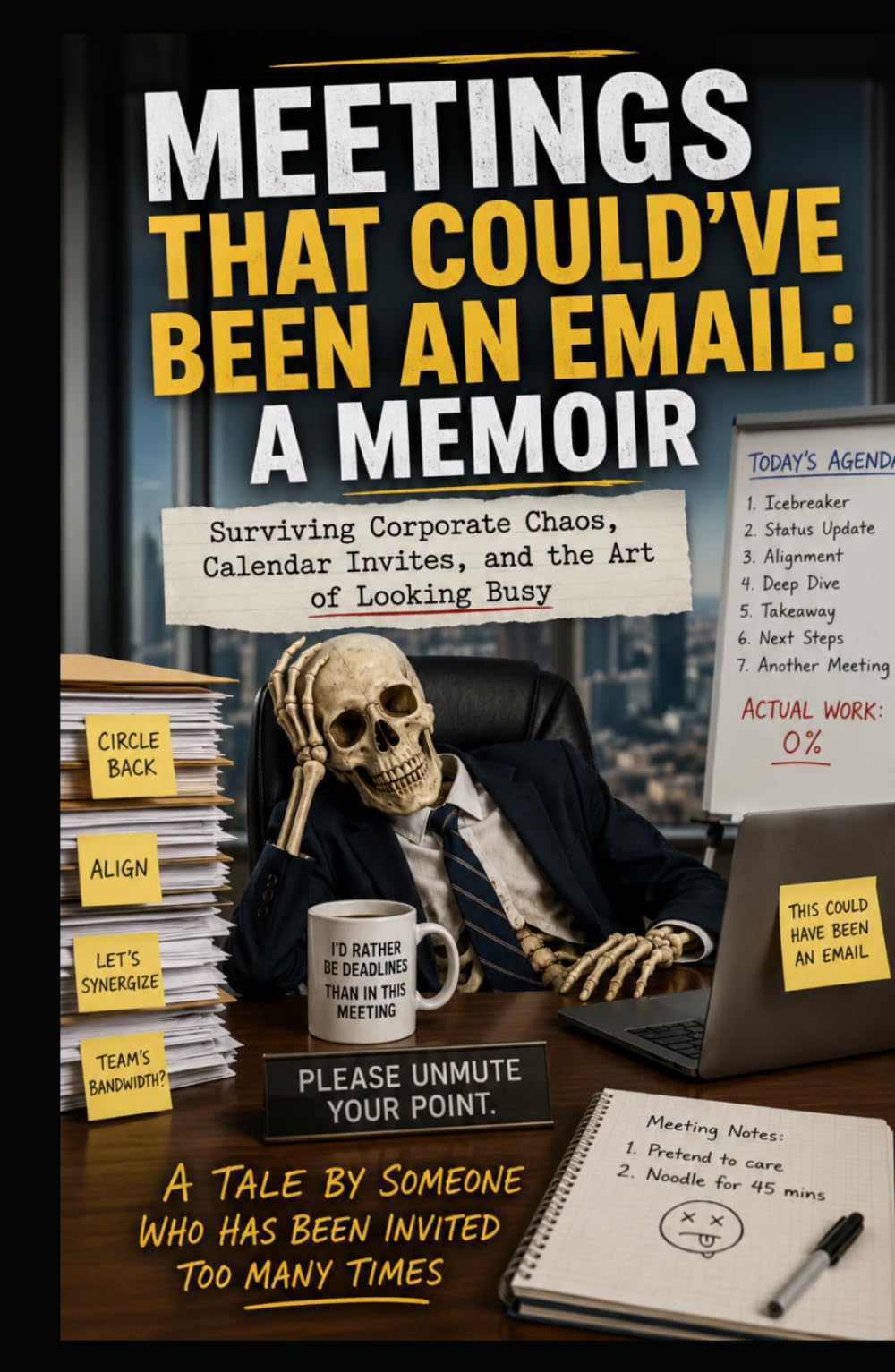 Meetings That Could've Been an Email: A Memoir: Surviving Corporate Chaos, Calendar Invites, and the Art of Looking Busy