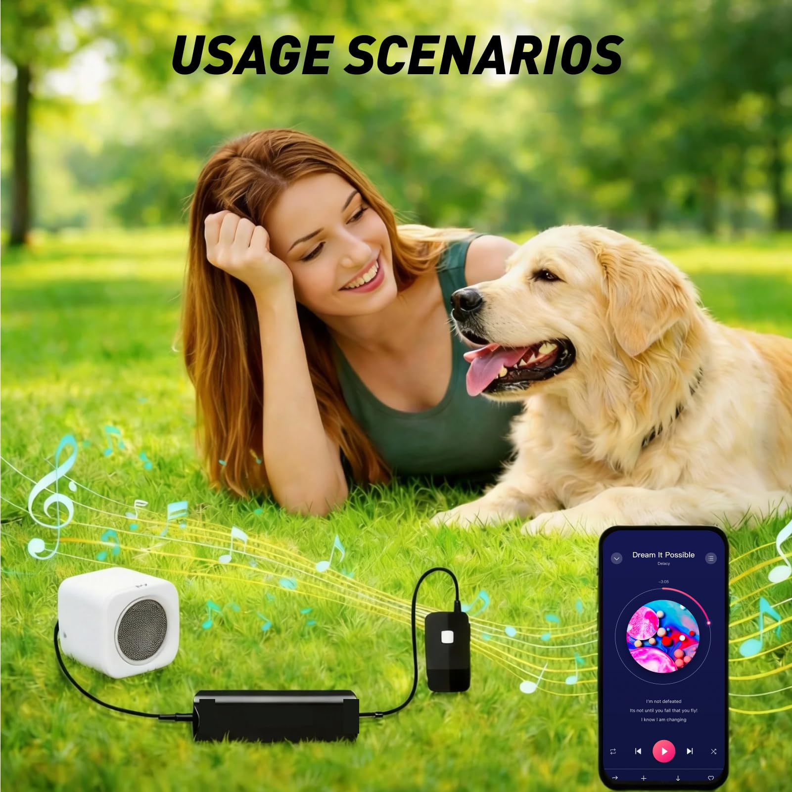 Izolator szumów gruntu, z kablem audio 3,5 mm, izolator szumów z pierścieniem uziemienia redukuje szumy, kompaktowy przenośny do samochodowych systemów audio i stereo do domu do odbiorników