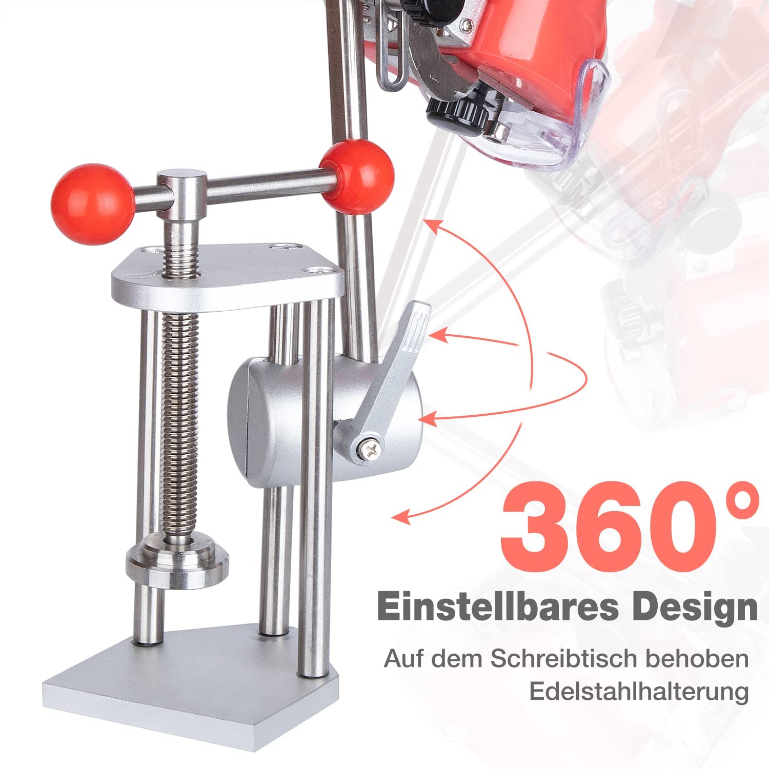 Simulador Dental Cabeza De Maniquí Con Montaje De Banco Fijo En El Escritorio 360 ° Ajustable 1: 1 Emulación Alta Para Práctica Docente Entrenamiento De La Cabeza Fantasma Modelo De Dientes Maniquíes