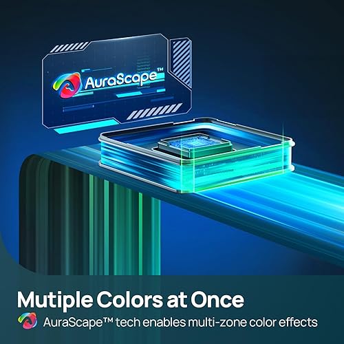 Miniatura 7 de Linkind Tira de luces LED RGB de 10 pies, tira de luz inteligente que funciona con Alexa y Google Home, control de aplicación, sincronización de