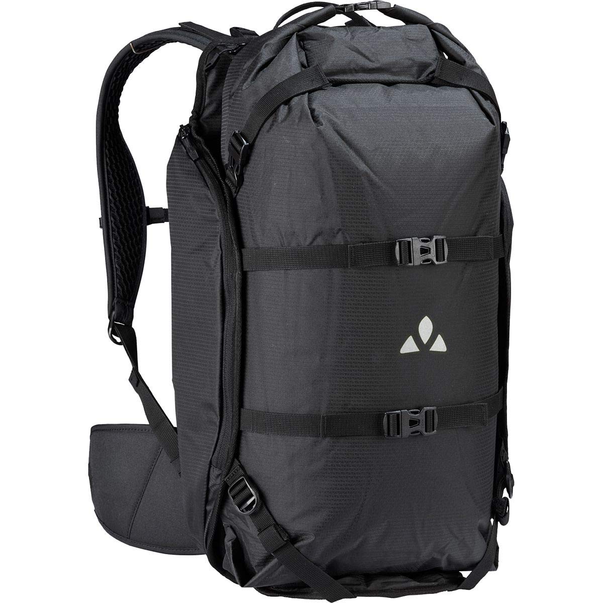 VAUDE Trailpack, Bikepacking-Rucksacksystem Sporttasche, 55 cm, 27 Liter, Black Uni