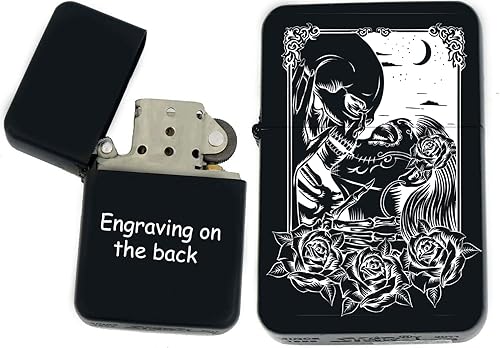 Miniatura 4 de Regalo de padrino de boda personalizado, encendedor negro mate a prueba de viento, regalo de grabado láser gratuito para él, marido, padre, padrinos