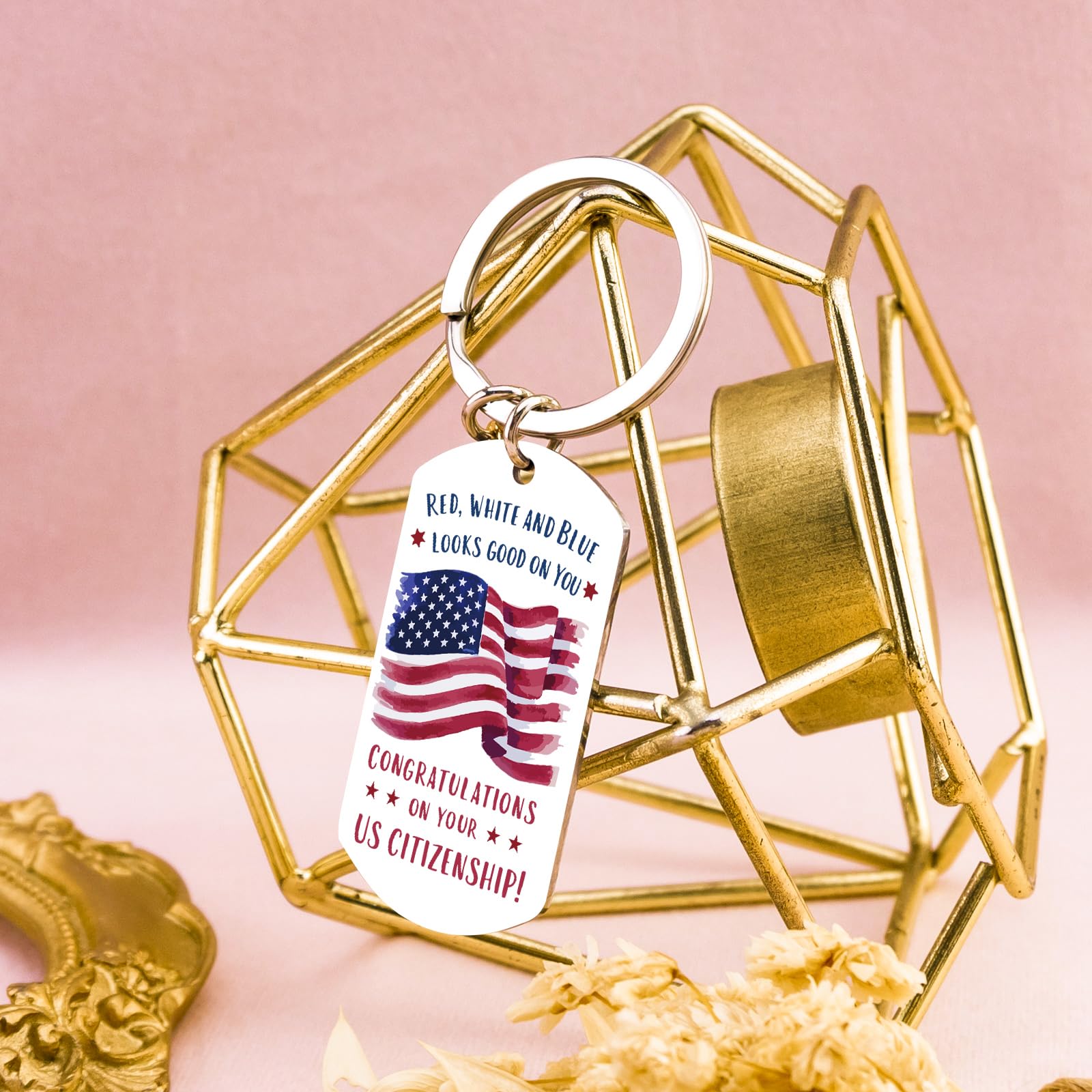 American Citizenship Gifts Proud To Be An American Gift For Women Men America Citizenship Congratulations Gifts For New US Citizen Mother Fathers Day Christmas
