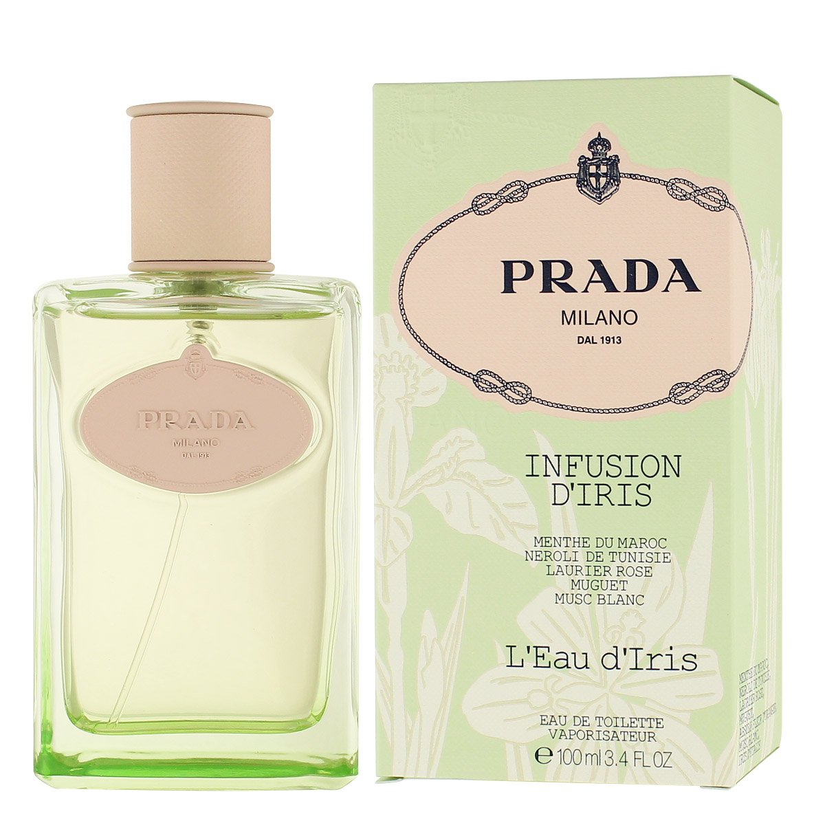 Prada 3.4-Ounce Infusion D'Iris L'Eau D'Iris Edt Spray