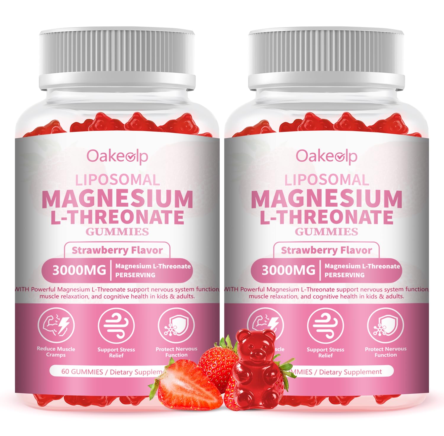 Oakevlp Liposomal Magnesium Threonate 3000mg Gummies