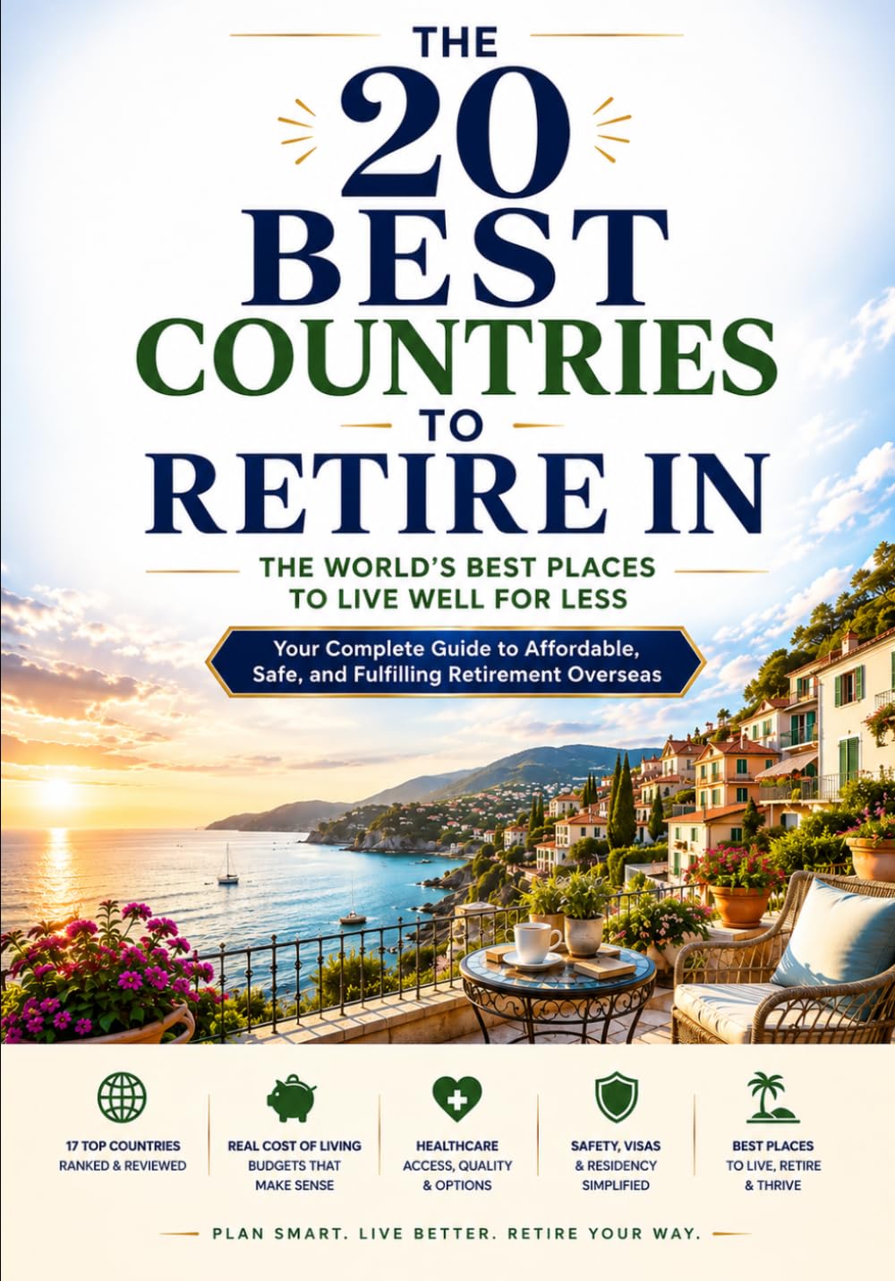 THE 20 BEST COUNTRIES TO RETIRE IN: A Practical Guide to Costs, Healthcare, Visas, Taxes, Lifestyle, Safety, and the Real Pros and Cons of Living Abroad