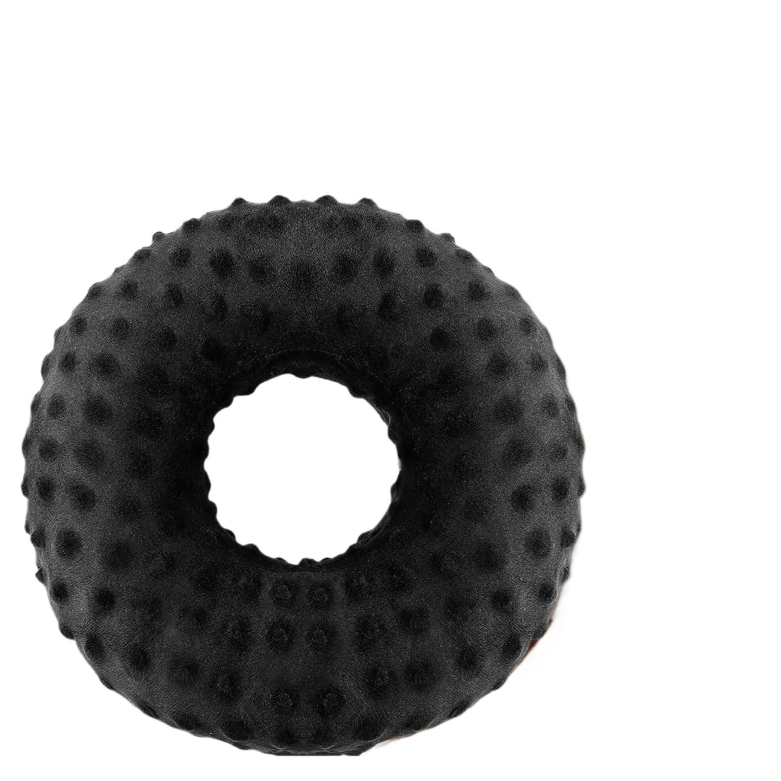 SUBLXPoten Piercing Pillow Ear Piercing Pillow Round Shaped Washable with Hole Guard for Side Sleepers(Black)